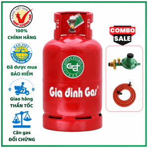 Bộ Bình Van Dây Gas Gia Đình Đỏ 12kg Chính Hãng Giao 15 Phút TPHCM