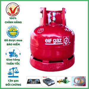 Bình Gas Á Châu ELF Đỏ 6Kg Khuyến Mãi