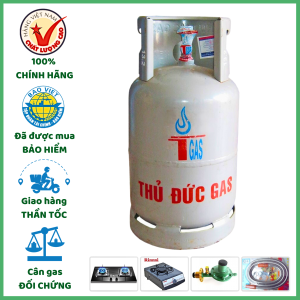 Bình Gas Thủ Đức Xám 12Kg Giá Tốt Giao Tận Nơi