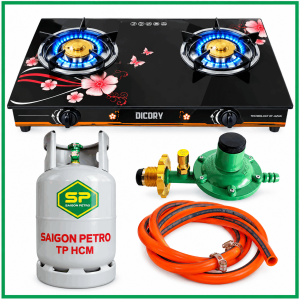 Bếp Gas Đôi DICORY BM Tặng Bộ Bình Van Dây