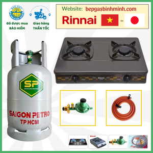 Combo Bộ Bình Bếp Gas RINNAI RV-260G Khuyến Mãi