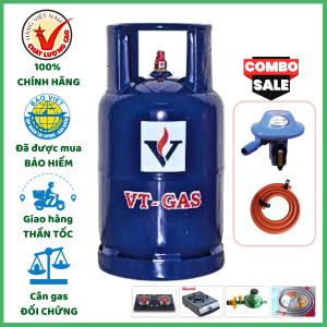 Combo Bộ Bình Gas VT Xanh 12kg Khuyến Mãi