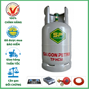 Bình Gas Saigon Petro Xám 12kg Giá Tốt Giao Tận Nơi