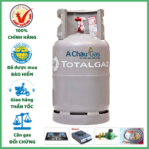 Bình Gas ToTal Gaz Xám 12kg Giá Tốt Giao Tận Nơi