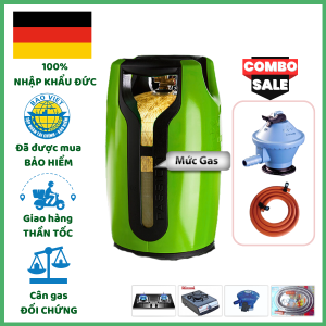 Combo Bộ Bình Gas Miss Xanh Lá Chống Cháy Nổ 12Kg