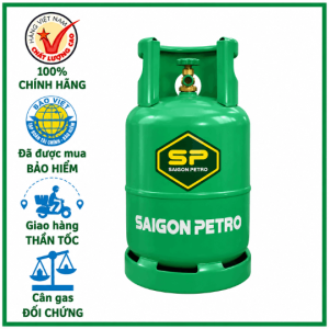 Bình Gas Saigon Petro Màu Xanh Lá 12kg Giao Tận Nơi Nhanh