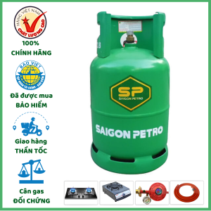 Bình Gas Saigon Petro Màu Xanh Lá 12kg Giao Tận Nơi Nhanh