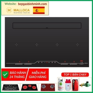 Bếp Từ Kết Hợp Hút Mùi MALLOCA HIH - 904 SLIM