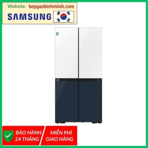 Tủ lạnh Samsung Inverter 599 lít Multi Door Bespoke RF60A91R177/SV