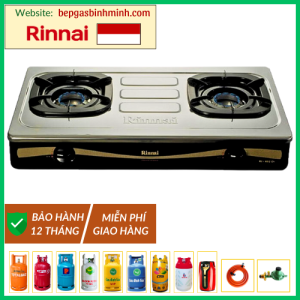 Bếp Gas Rinnai RI-602DI Nhập Khẩu Indonesia