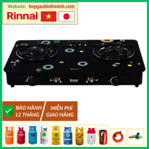 Bếp Gas Đôi Rinnai RV-615 Slim (GL-Bubble) Việt - Nhật