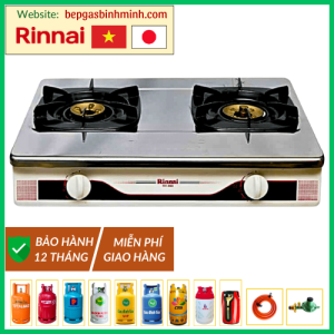 Bếp Gas Đôi Rinnai RV-660(S) Việt - Nhật Chính Hãng