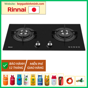 Bếp Gas Âm Rinnai RVB-2HG(B) Nhật Bản