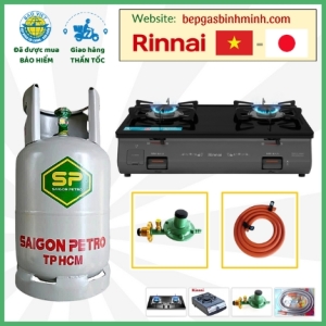 Combo Bộ Bình Bếp Gas Đôi RINNAI RJ-69EG