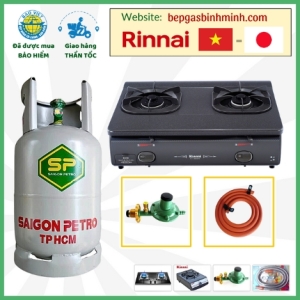Combo Bộ Bình Bếp Gas Đôi RINNAI RJ-8600FE