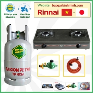 Bếp Gas Rinnai 287GN Tặng Bộ Bình Gas Van Dây