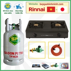 Bếp Gas Rinnai 365GN Tặng Bộ Bình Gas Van Dây