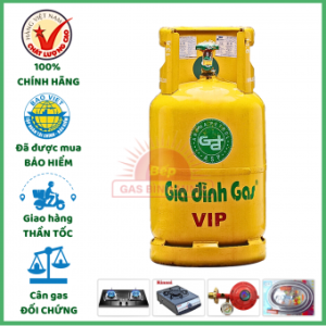 Bình Gas Vàng Cả Vỏ 12KG