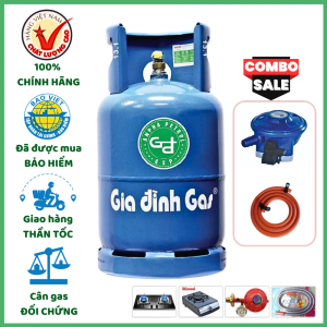 Combo Bộ Bình Gas Hướng Dương Xanh 12Kg Khuyến Mãi