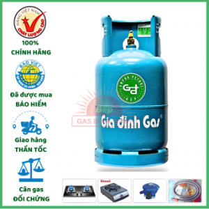 Bình Gas Gia Đình Xanh Dương Cả Vỏ 12KG