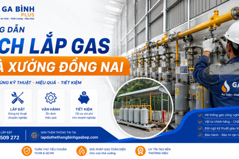 Cách lắp gas nhà xưởng Đồng Nai: 7 Bước đột phá xóa sổ hiểm họa cháy