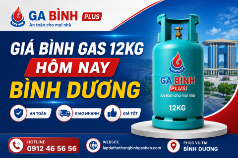 Giá bình gas 12kg hôm nay Bình Dương Biến Động Khủng Khiếp!