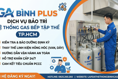Cách bảo trì gas bếp tập thể hiệu quả – Đảm bảo an toàn