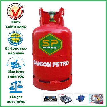 Gas Saigon Petro Đỏ 12kg
