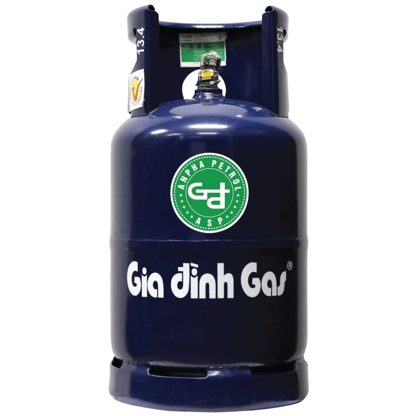 Bình gas Gia Đình xanh đậm