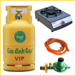 Trọn Bộ Bình Gas Bếp Gas Rinnai Van Dây Gas