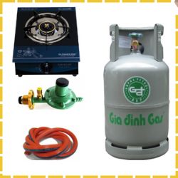 Bộ Bình Bếp Gas Đơn sunhouse Van Dây Gas