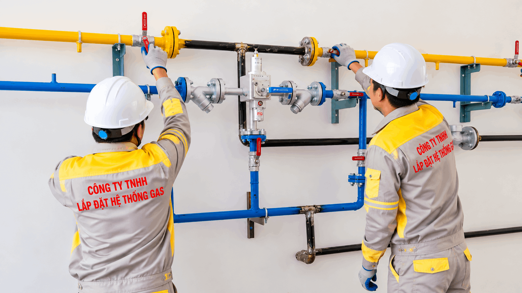 Lắp đặt hệ thống gas công nghiệp