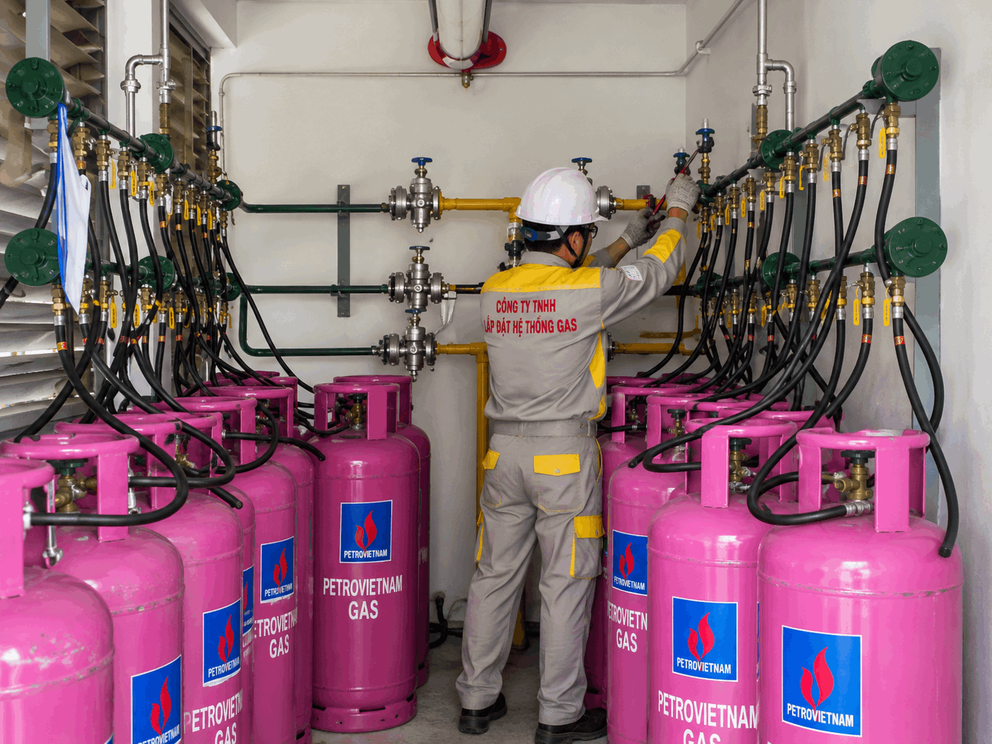 Lắp đặt hệ thống gas khách sạn