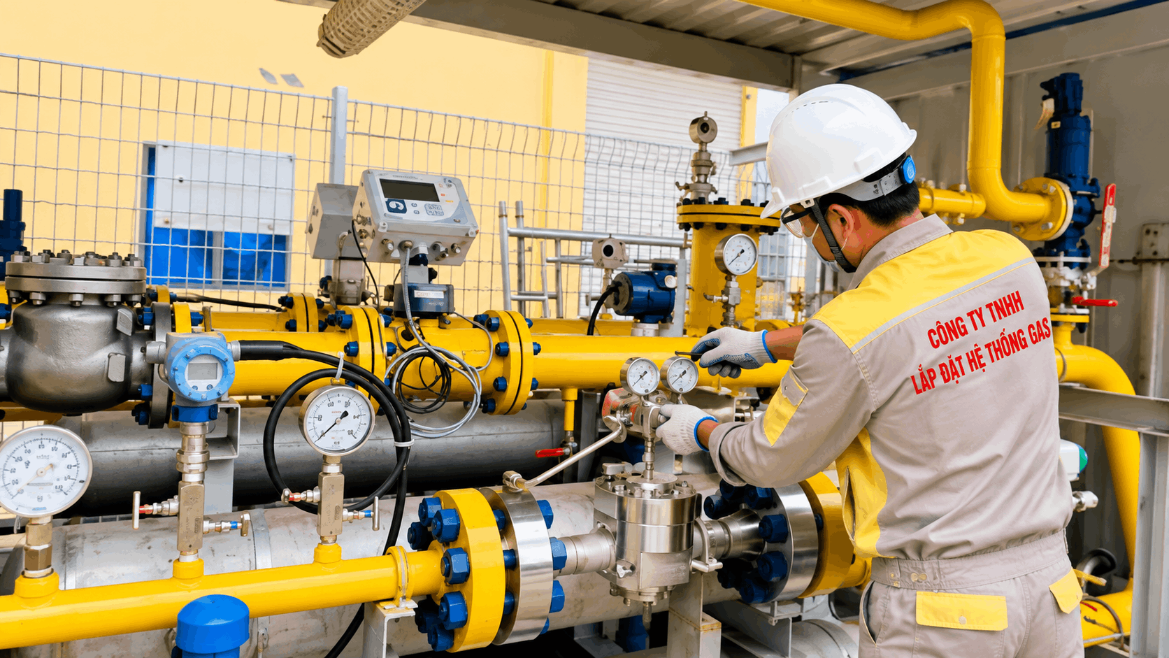 Lắp đặt hệ thống gas nhà hàng