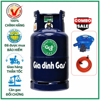 Bộ Bình Van Dây Gas Gia Đình Xanh Đen 12kg Chính Hãng Giao Nhanh 15 Phút