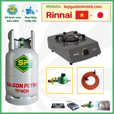 Combo Bộ Bình Bếp Gas Đơn RINNAI RV-MC15G