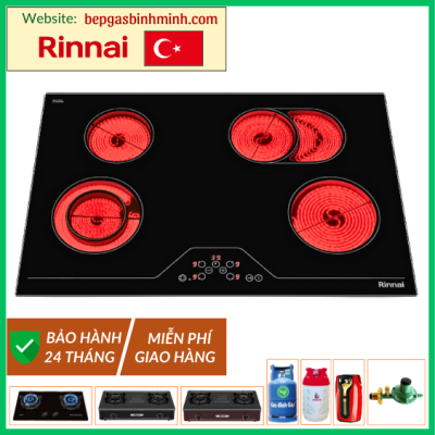 Bếp Âm Điện Hồng Ngoại RINNAI RB-7104E-CB