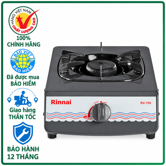 Bếp Gas Đơn Rinnai RV-150 Chính Hãng