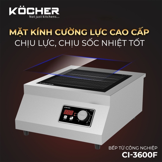 Bếp từ công nghiệp Kocher CI-3600F