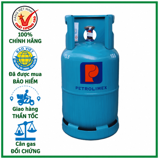 Bình gas Petrolimex 12kg Giao Tận Nơi