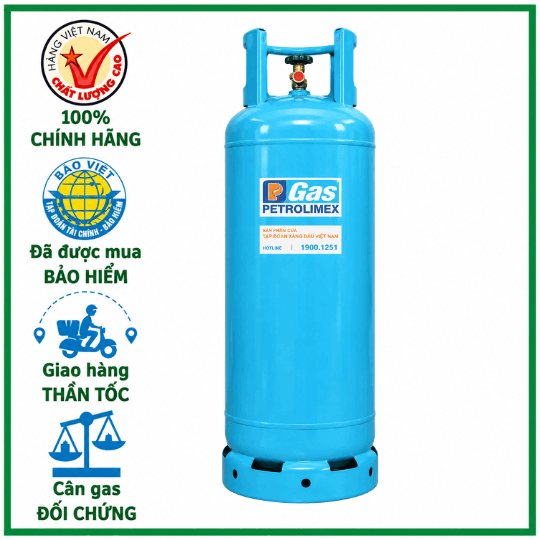 Bình Gas Petrolimex Xanh 48Kg Giao Tận Nơi