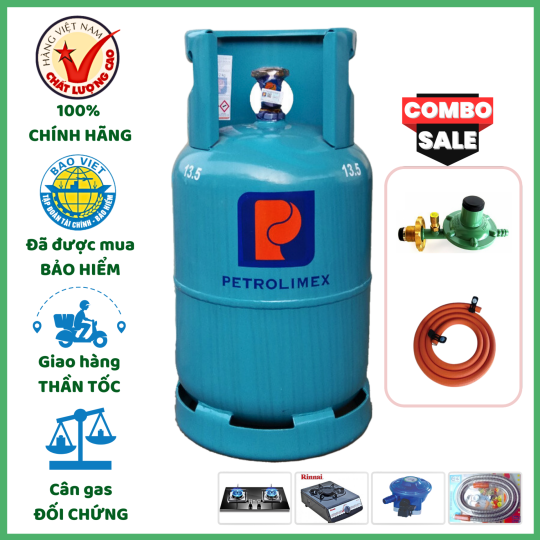 Combo Bộ Bình Gas Petrolimex 12Kg Khuyến Mãi
