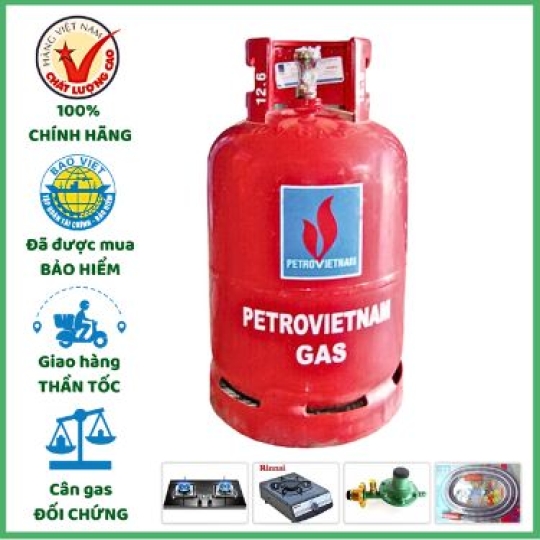 Gas Petro vietnam Shell 12kg GiaoThần Tốc 15P Bảo Trì Miễn Phí