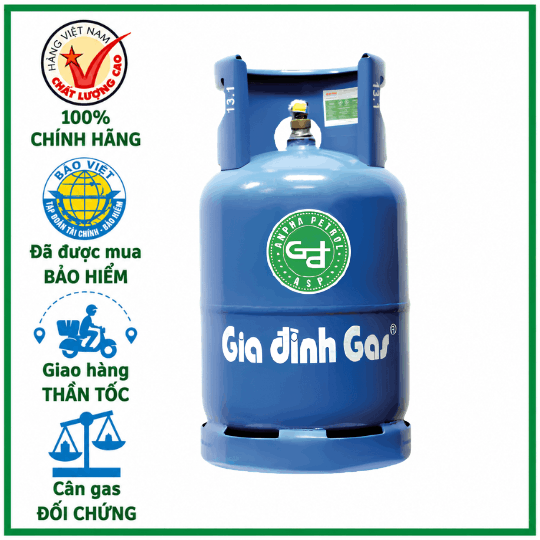 Bình Gas Gia Đình Xanh 12kg – Tư Vấn, Báo Giá 24/7