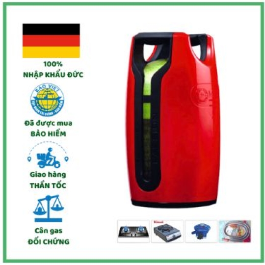 Bình Gas Miss Composite 12kg Chống Cháy Nổ