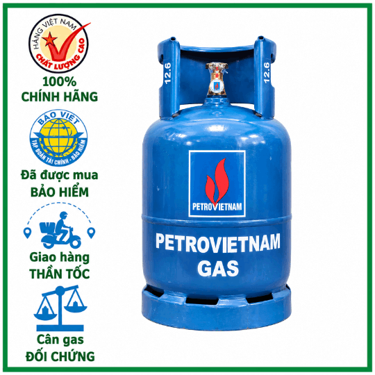 Gas Petro vietnam Shell 12kg GiaoThần Tốc 15P Bảo Trì Miễn Phí