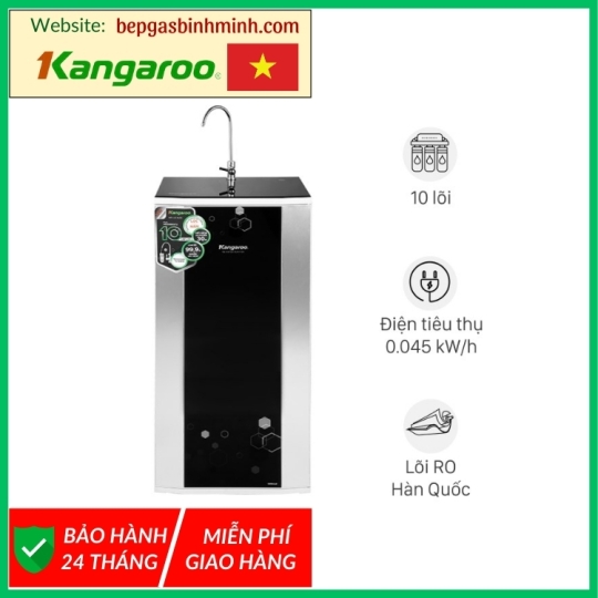 Máy lọc nước R.O nước mặn, nước lợ Kangaroo KG3500AVTU 10 lõi