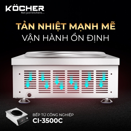 Bếp từ công nghiệp Kocher CI-3500C