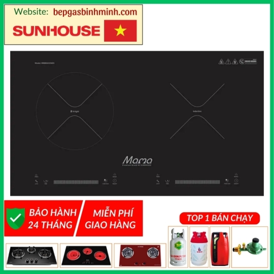 Bếp Từ Hồng Ngoại Âm SUNHOUSE MAMA MMB9200 MIX 3600W