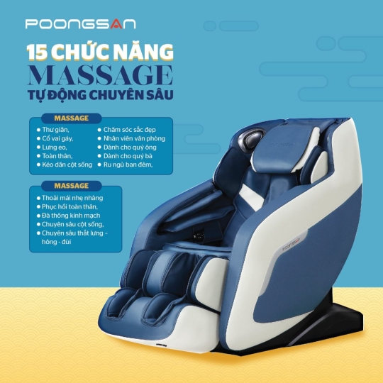 Ghế massage toàn thân Poongsan MCP-151